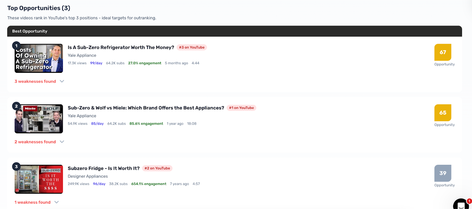 YouTube Gap Analyzer image 2
