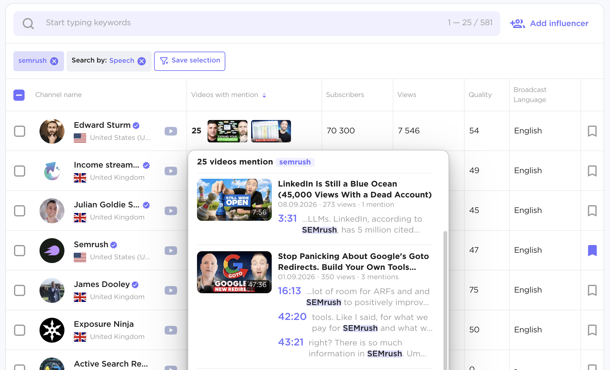 Influencer Analytics image 47